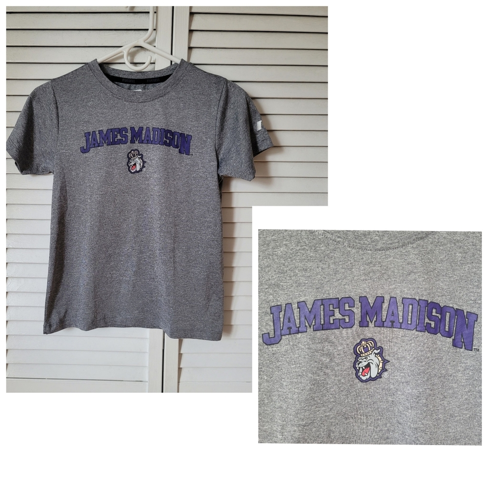 RUSSELL ATHLETIC Boys James Madison College T-Shirt, Size 8 - Picture 2 of 8